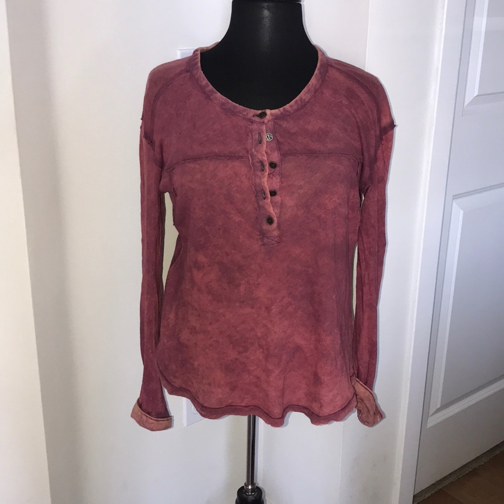 Free People Tye Dye Long Sleeve